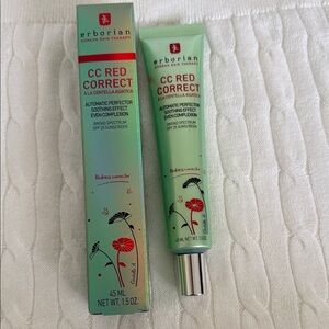 Brand new !!! Erborian CC Red Correct broad spectrum 25 Sunscreen 45 ml 1.5 oz